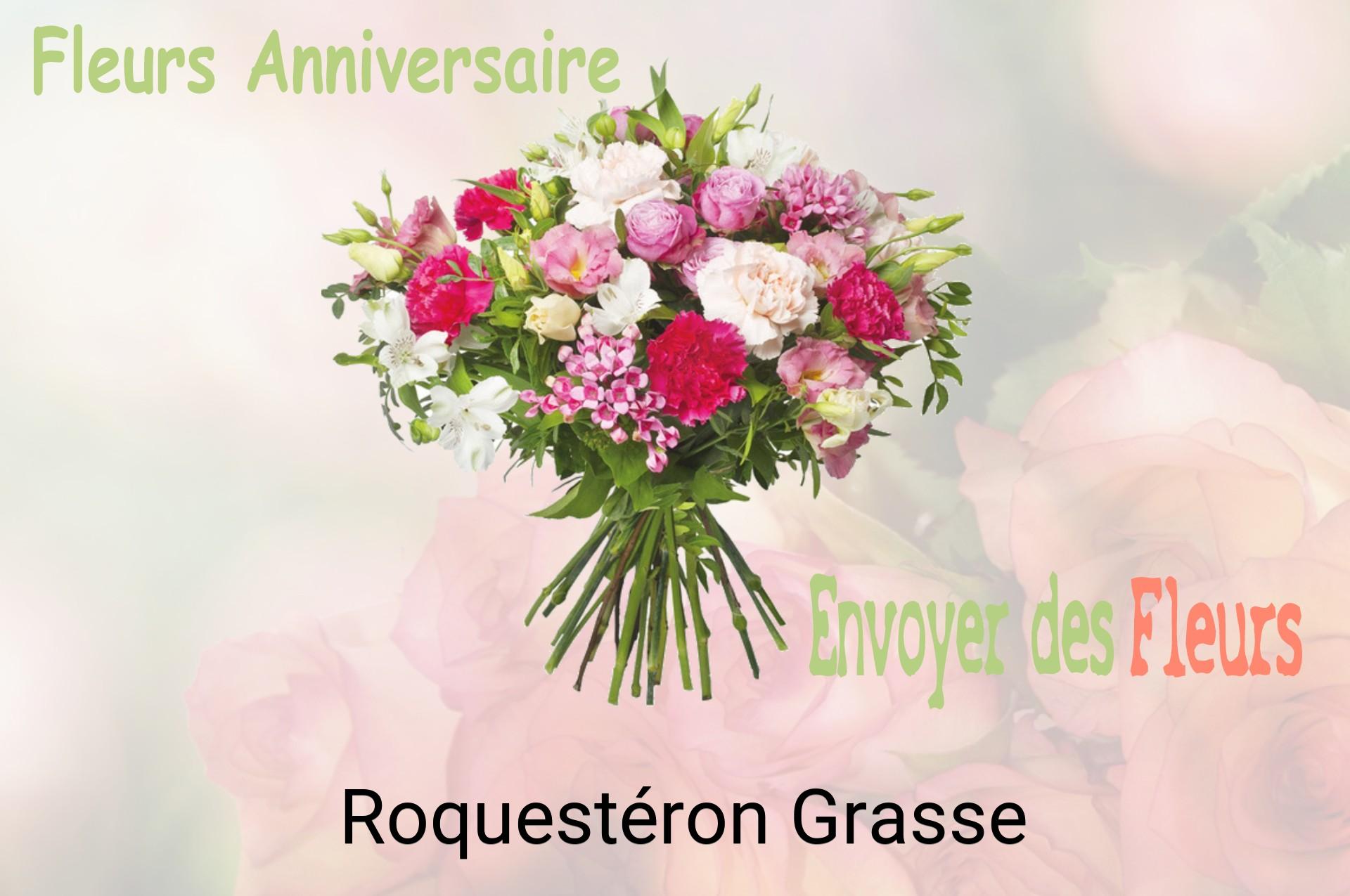 Bouquet de fleurs d’anniversaire livré à Roquestéron-Grasse