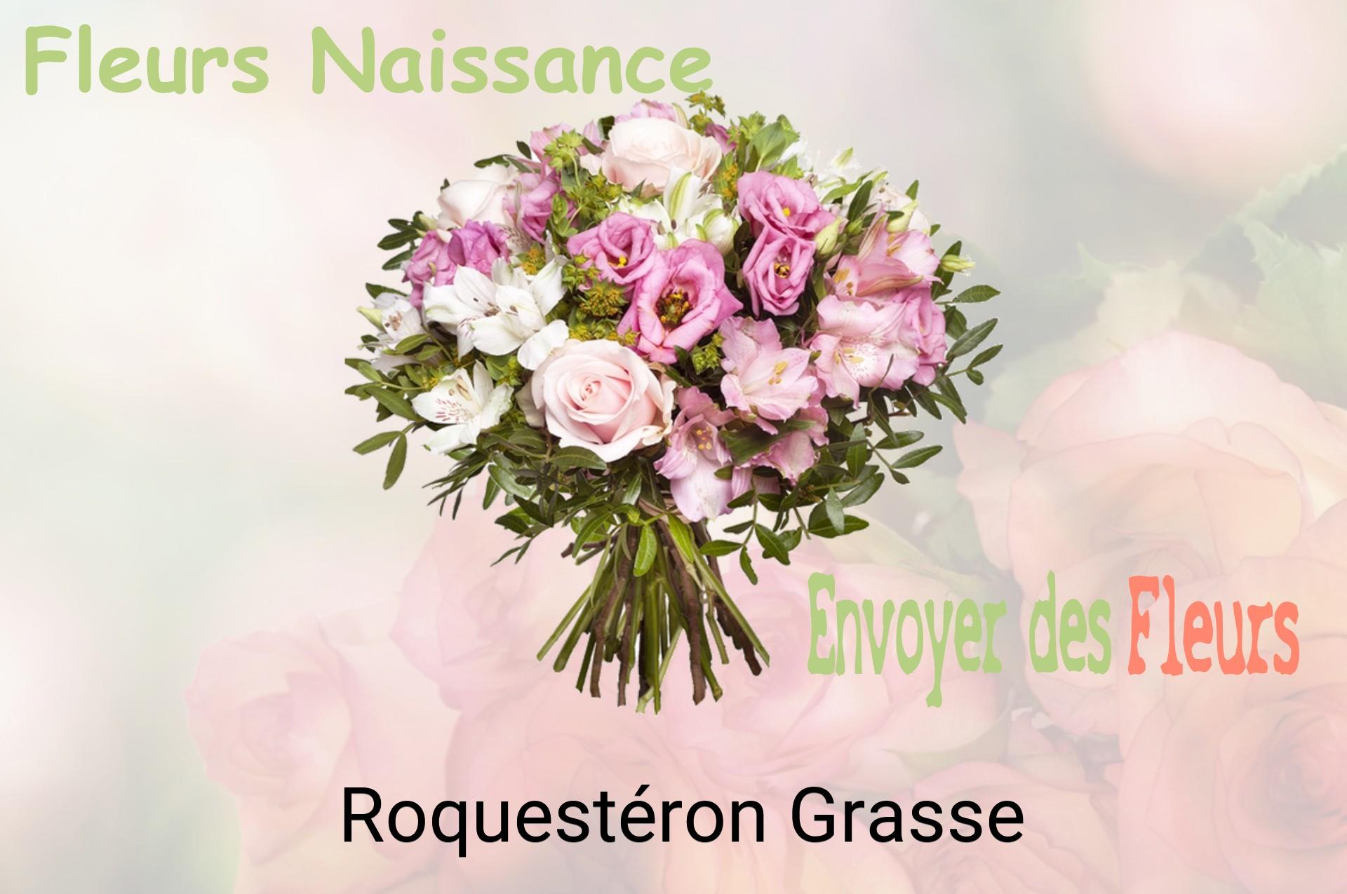 Bouquet de fleurs de naissance livré à Roquestéron-Grasse